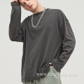 Vintage Washed Long Sleeve Reversible Bottoming T-Shirt